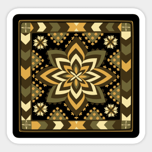 Scandinavian desert Star Sticker